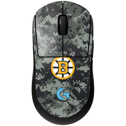 NHL Boston Bruins Camo G Pro Wireless Gaming Mouse Skin