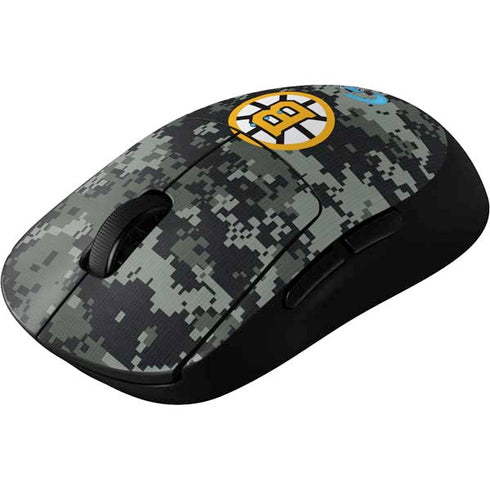 NHL Boston Bruins Camo G Pro Wireless Gaming Mouse Skin