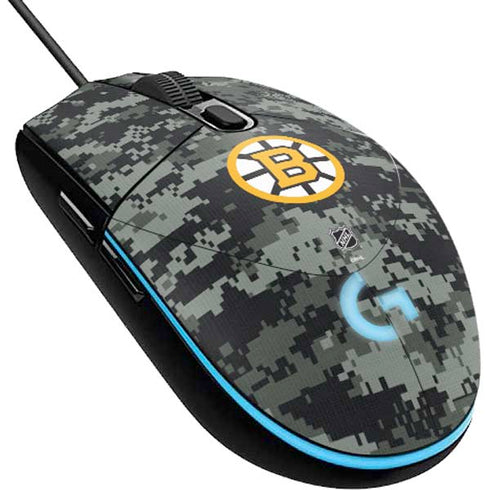NHL Boston Bruins Camo G203 Prodigy RGB Wired Gaming Mouse Skin