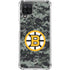 NHL Boston Bruins Camo Galaxy A12 Clear Case