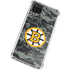 NHL Boston Bruins Camo Galaxy A12 Clear Case