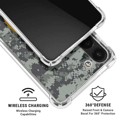 NHL Boston Bruins Camo Galaxy A13 5G Clear Case