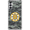NHL Boston Bruins Camo Galaxy A15 5G Clear Case