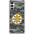 NHL Boston Bruins Camo Galaxy A15 5G Clear Case