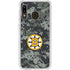 NHL Boston Bruins Camo Galaxy A20 Clear Case