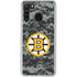 NHL Boston Bruins Camo Galaxy A21 Clear Case