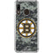 NHL Boston Bruins Camo Galaxy A30 Clear Case