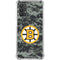 NHL Boston Bruins Camo Galaxy A32 5G Clear Case