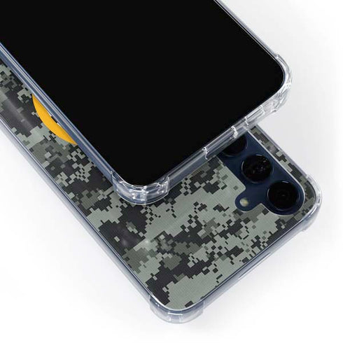 NHL Boston Bruins Camo Galaxy A35 5G Clear Case