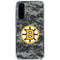 NHL Boston Bruins Camo Galaxy A36 5G Clear Case