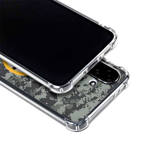 NHL Boston Bruins Camo Galaxy A36 5G Clear Case