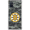 NHL Boston Bruins Camo Galaxy A51 5G Clear Case