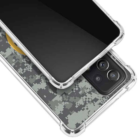 NHL Boston Bruins Camo Galaxy A52 5G Clear Case