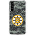 NHL Boston Bruins Camo Galaxy A54 5G Clear Case