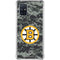 NHL Boston Bruins Camo Galaxy A71 5G Clear Case