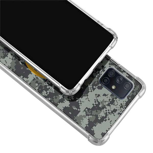 NHL Boston Bruins Camo Galaxy A71 5G Clear Case
