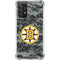 NHL Boston Bruins Camo Galaxy A72 5G Clear Case