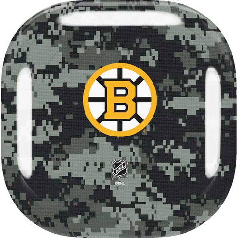 NHL Boston Bruins Camo Galaxy Buds Live Skin