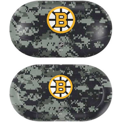NHL Boston Bruins Camo Galaxy Buds Plus Skin