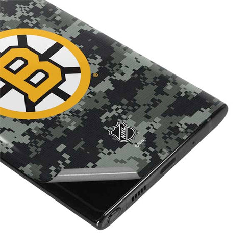 NHL Boston Bruins Camo Galaxy Note 10 Plus Skin