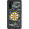 NHL Boston Bruins Camo Galaxy Note 10 Waterproof Case
