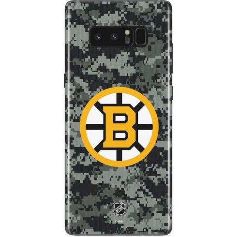 NHL Boston Bruins Camo Galaxy Note 8 Skin