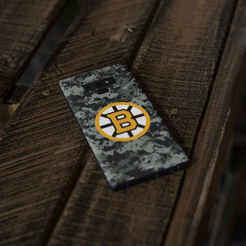NHL Boston Bruins Camo Galaxy Note 9 Skin