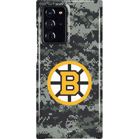 NHL Boston Bruins Camo Galaxy Note20 Ultra 5G Lite Case