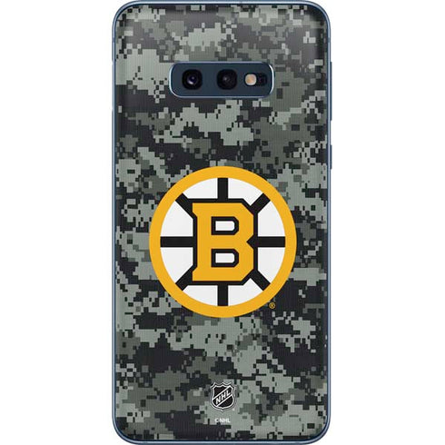 NHL Boston Bruins Camo Galaxy S10e Skin