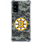 NHL Boston Bruins Camo Galaxy S20 FE Clear Case