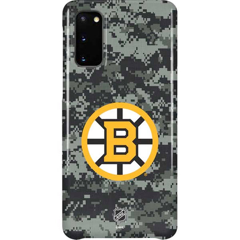 NHL Boston Bruins Camo Galaxy S20 Lite Case