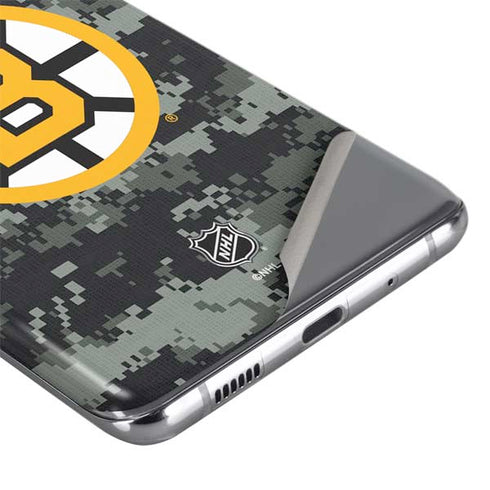 NHL Boston Bruins Camo Galaxy S20 Plus Skin