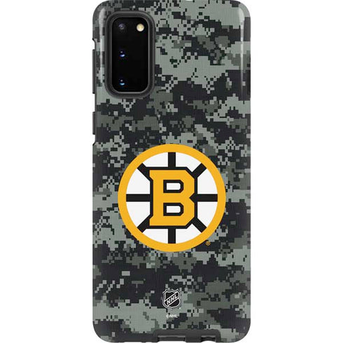 NHL Boston Bruins Camo Galaxy S20 Pro Case