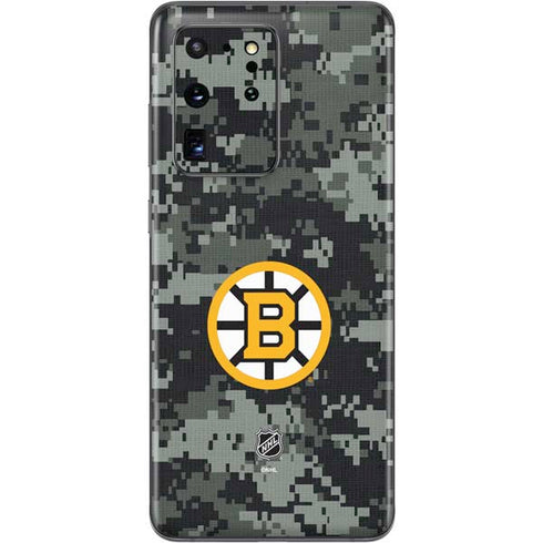 NHL Boston Bruins Camo Galaxy S20 Ultra 5G Skin