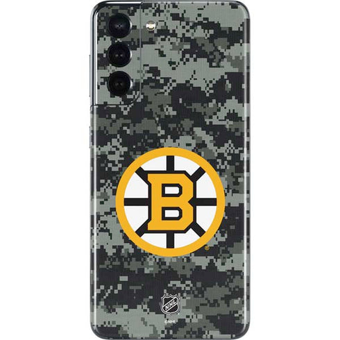 NHL Boston Bruins Camo Galaxy S21 5G Skin