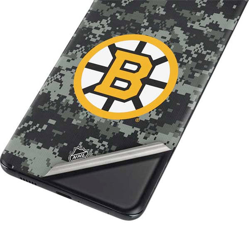 NHL Boston Bruins Camo Galaxy S21 5G Skin