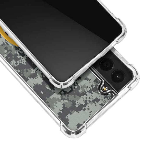 NHL Boston Bruins Camo Galaxy S21 FE Clear Case