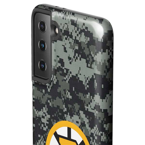 NHL Boston Bruins Camo Galaxy S21 Plus 5G Pro Case