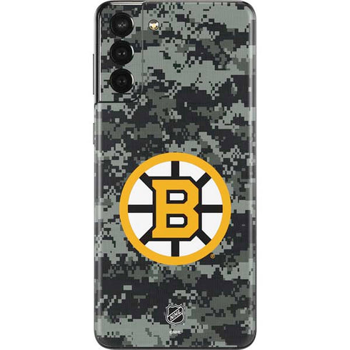 NHL Boston Bruins Camo Galaxy S21 Plus 5G Skin