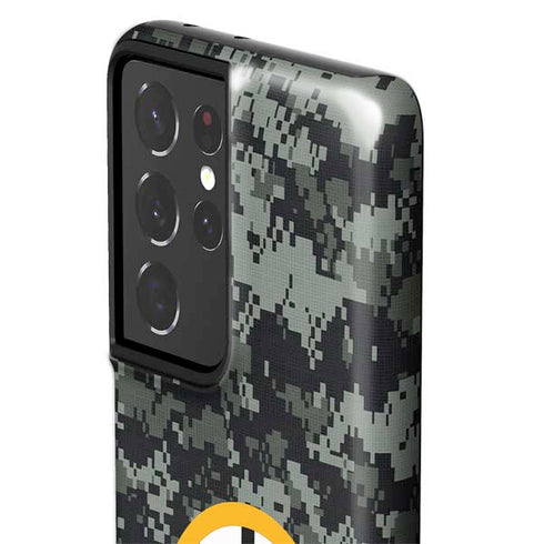 NHL Boston Bruins Camo Galaxy S21 Ultra 5G Pro Case