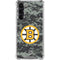 NHL Boston Bruins Camo Galaxy S23 FE Clear Case