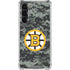 NHL Boston Bruins Camo Galaxy S23 Plus Clear Case