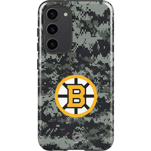 NHL Boston Bruins Camo Galaxy S23 Plus Pro Case