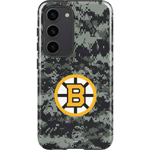 NHL Boston Bruins Camo Galaxy S23 Pro Case