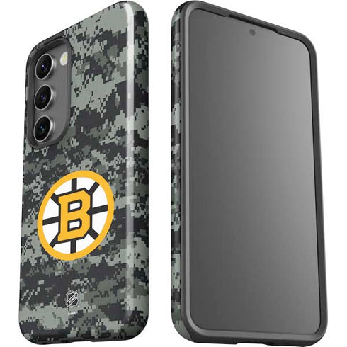 NHL Boston Bruins Camo Galaxy S23 Pro Case