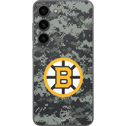 NHL Boston Bruins Camo Galaxy S23 Skin