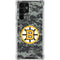 NHL Boston Bruins Camo Galaxy S23 Ultra Clear Case
