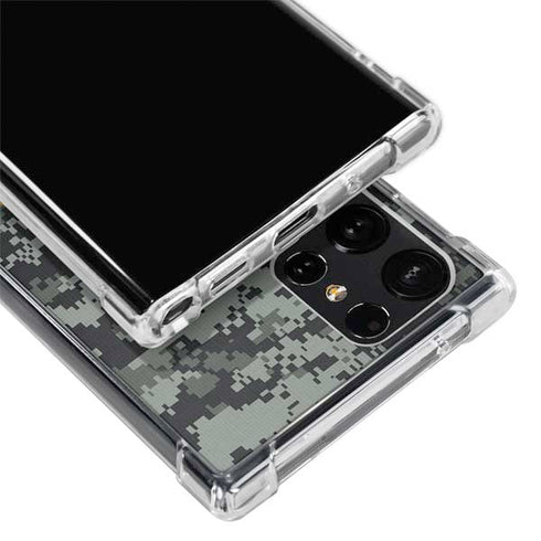 NHL Boston Bruins Camo Galaxy S23 Ultra Clear Case