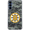 NHL Boston Bruins Camo Galaxy S24 Clear Case