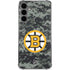 NHL Boston Bruins Camo Galaxy S24 Plus Clear Case